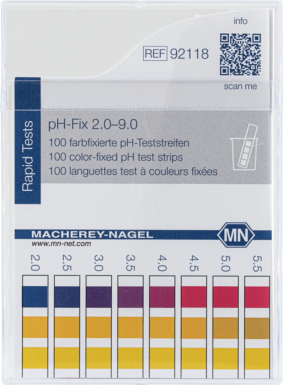 Rapid Test Ph, pH ‑ Fix 2,0 – 9,0 (100 stick)